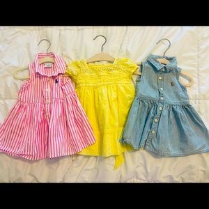 (3) Ralph Lauren baby girl dresses